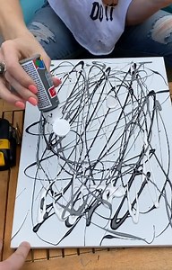 Create Amazing Spin Art with Just a Canvas, Paint, and Drill!