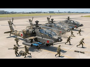 US-Japan Test New AH-64 Helicopter with Special Ammunition That Shocks the World