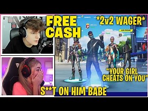 CLIX & SOMMERSET PLAYS WAGERS For The FIRST TIME & EMBARRASSED FORTNITE PROS IN 2v2 ZONE WARS!