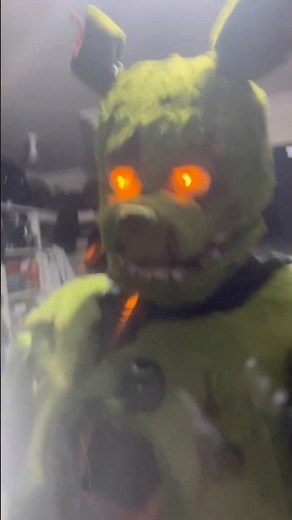 Springtrap voice changer, a bit hard to hear what I’m saying unless u know the lines #cosplay #fnaf