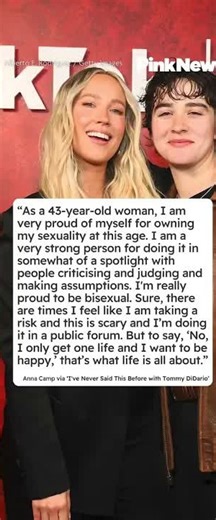 Actress Anna Camp publicly owned her sexuality, confirming she’s bisexual in a Tuesday (10 March)