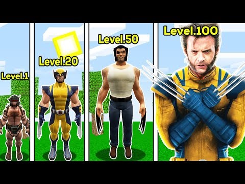 WOLVERİNE SEVİYELERİ 😱 - Minecraft