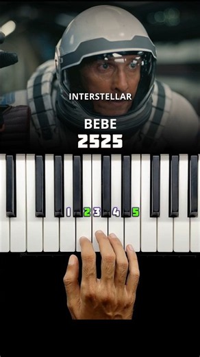 Interstellar (Cornfield Chase) ✨ Easy Piano tutorial 🎹