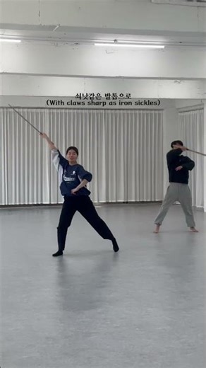 #검무 #dance 범 내려온다🐅🐯