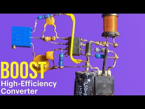 🔧 High Efficiency Voltage Booster Circuit for Fluctuating Power Sources | High Efficiency Voltage...