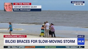 Sending good thoughts out to viewers along the gulf coast as slow-moving Sally inches towards landfall as a Cat 1 storm. Just talked to the mayor of Biloxi, Mississippi who says: "We're preparing for the worst..." | Robin Meade