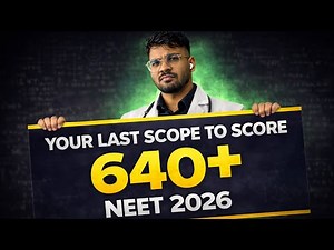 Your last hope to score 640+ NEET 2026 | complete step by step analysis and strategy ( 100% NCERT)