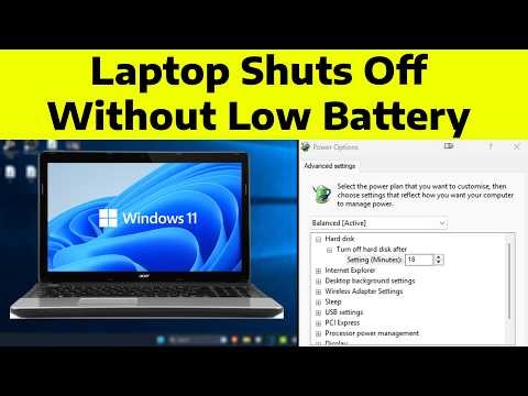 How To Fix Laptop Shuts Off Without Low Battery Notification Warning
