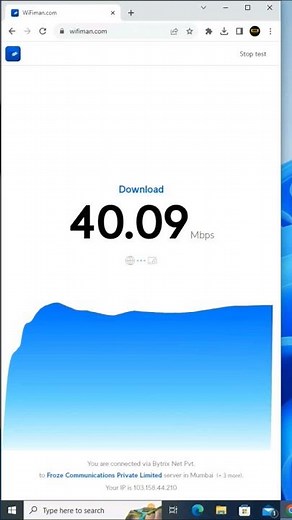 Cambium Force 300 20km link speed test #wifiman