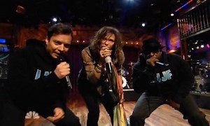 Steven Tyler, Randy Jackson do the Late Night Talkers!