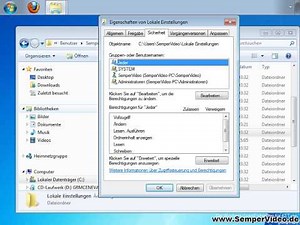 Windows 7: Zugriffsrechte für Verzeichnisse