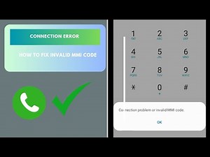 How to resolve invalid MMI code error