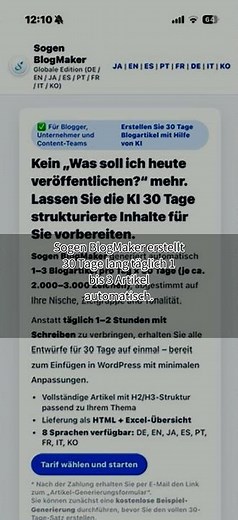 Erstelle 30 Tage lang mühelos Blogartikel!