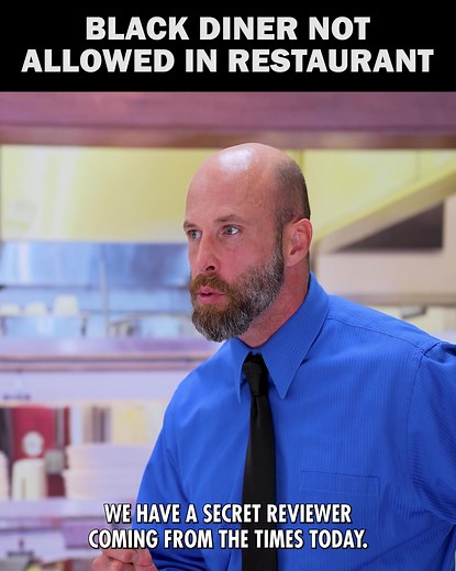 68K views · 613 reactions | Racist Manager Kicks Out Diner. | Totally Studios | Facebook