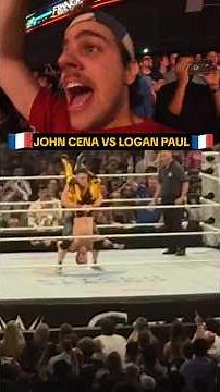 John Cena VS Logan Paul Live at Clash In Paris #reaction #wwe #johncena #loganpaul #clashinparis