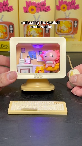 unboxing an axolotl #nooknooks #blindbox