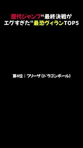 Top 5 Most Terrifying Villains in Jump's History: "The Final Battle Was Too Cruel" #shorts