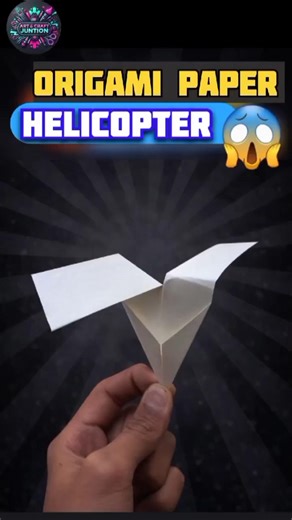 Make Your Own AMAZING Origami Paper HELICOPTER (TUTORIAL) #origami #short