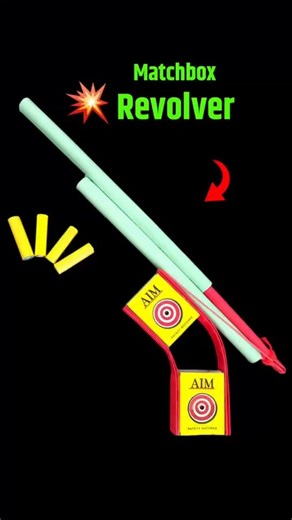 Sourav Das on Instagram: "How To Make a Matchbox Revolver 💥 . . #craft #papercraft #reelsinstagram #trendingreels #reelitfeelit #diy #fun #howtomake"