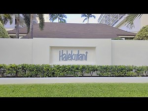 【4K】𝐖𝐀𝐋𝐊 🇺🇸 The Halekulani Hotel in Waikiki, Hawaii 🏖️🌺🌞