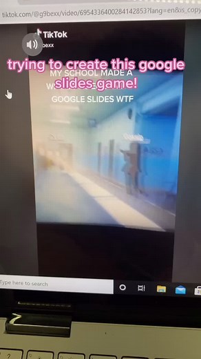 trying to make a google slides game! og game:@g9bexx #videogame #googleslides #google #dangaropa #interactive #fup #foryou #fyp #fypage #fory #foryp