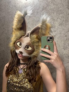 Beige Bunny Mask – Handmade Therian Rabbit Mask, Quad Runner Mask, Animal Mask, Cosplay Therian Mask, Therian Gift - Etsy