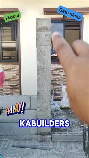 When installing Gate on your House, put an embedded flatbar to the Column for easy access to weld the inverted bolt to hold the pillow block on it's place firmly #concreteformedblocks #fbreels #reelsfb #houseandlotforsaleph #CondominiumPH #doors #houseandlotforsale #everyone #realestateph #highlights | Concrete Formed Blocks