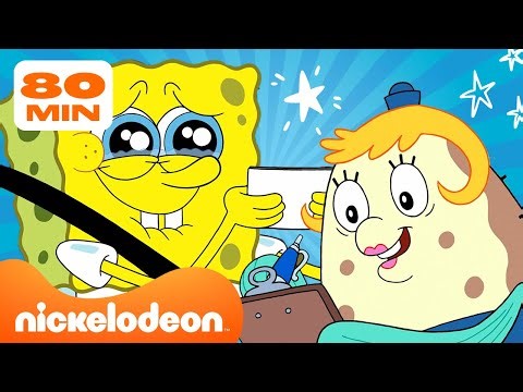 Retour à l'école avec Bob l'éponge ! 🚌 | Compilation de plus de 60 minutes | Nickelodeon France