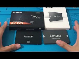 LEXAR NS100 256GB vs SAMSUNG 860 Evo 250GB Solid State Drive | Speed & Benchmark Comparison