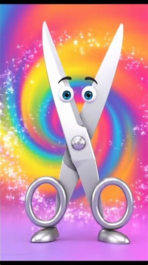 scissors enjoyment mood 🙈#shorts #scissors #animation