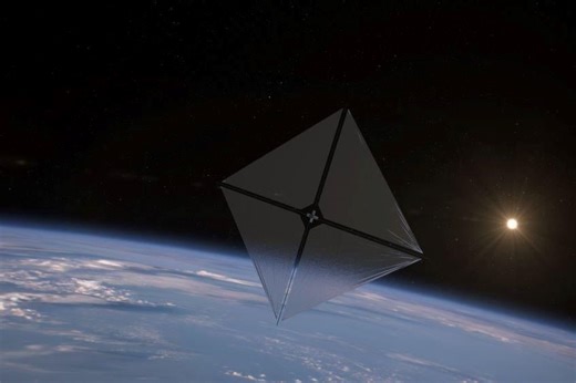 Composite solar sail is deployed, sets sail in space