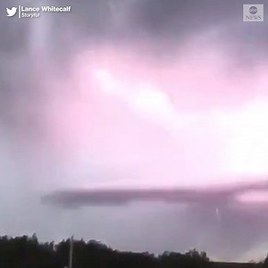 8K views · 174 reactions | LIT UP: Streaks of lightning forked across the sky above Saskatchewan as severe thunderstorm warnings were issued for the area. https://abcn.ws/2SYecuA | ABC News | Facebook