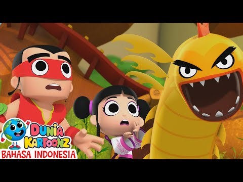 MONDO YAN | Gerakan Rahasia untuk Kalahkan Cacing Raksasa! | Bahasa Indonesia | Lucu dan Seru Kartun
