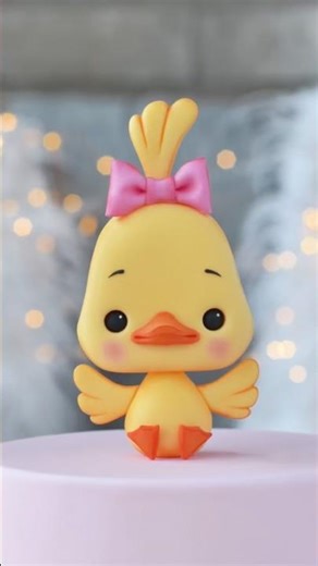 Shaping fondant duck wings with templates