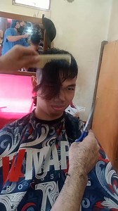 Potong poni #barbershop #haircuttutorial #pointcut | Ade