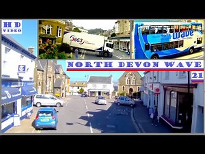 North Devon Wave 21 Bus Ilfracombe Braunton Barnstaple Instow Bideford Northam Westward Ho!