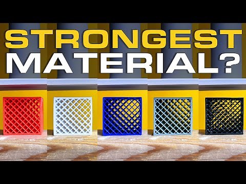How Strong Are Common 3D Printing Materials?