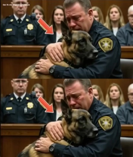 WRONGFULLY CONVICTED COP BEGS TO SEE HIS K9 ONE LAST TIME – WHAT HAPPENED NEXT SH0CKED EVERYONE 😱 Accused and betrayed, Officer Michael Carter’s world crumbles under the weight of a corrupt system. Just when all hope seems lost, his loyal K9 partner, Luke, uncovers a stunning truth 🐾 A hidden recording exposes a shocking conspiracy—led by Michael’s own mentor. As the courtroom falls silent, a single gasp marks the turning point.Will Michael and Luke untangle the lies and fight their way back t