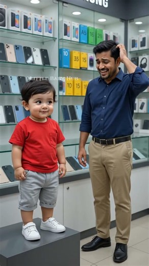 Smart Baby vs Mobile Shop Owner 📱 | Funniest AI Baby Story Ever | Baby Comedy