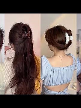 Cách Kẹp Tóc Càng Cua Bạn Nhất Định Bạn Phải Thử | Áp Dụng Với Cả Tóc DÀI & DÀY | Hairstyle Tutorial