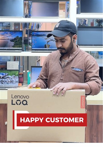 Happy Customer 🔥 Brand new Lenovo LOQ gaming Laptop 6 Gb Dedicated graphics Intel core i5 - 13th Generation 24 Gb Ram - 512 Gb ssd 6 Gb Graphics - Nvidia Rtx 3050 - 1 Year warranty - free software - Free accessories 🚚 Delivery Available ! Whatsapp : 60616648 📢Don’t miss out—grab this amazing deal now, only at Nova Computers!!! ⏳ 📌 Farwaniya, Block 4,street-116, Al Arbeed Gallery, Habeeb Munawer Street, Grand Hyper, Shop No.24 #nova-computers #farwaniya #kuwait #usedkaptop #offer Affordable P