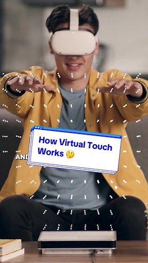 Replying to @Sebbe 🕯️🗽🐍 How does virtual touch work? Virtual reality is evolving every day! #vr #ar