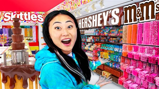 I turned our house into a real life candy store! (Girls only)