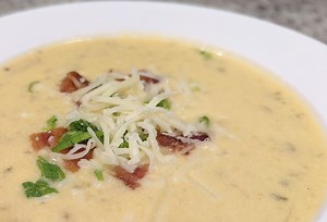 Crockpot Loaded Potato Soup — Mandy in the Making | Meals & More on YouTube