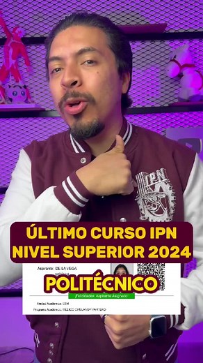 Curso en línea para ingreso al Instituto Politécnico Nacional