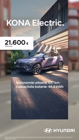 Descoperă Hyundai KONA Electric: Dinamic și Spațios