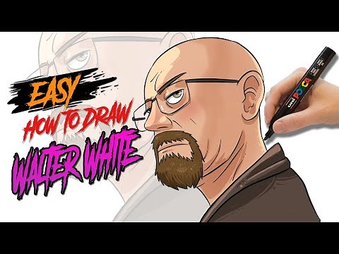 how to draw Walter White | breaking bad