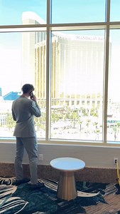 6.4K views · 41 reactions | Penn State quarterback, Drew Allar does a phone interview as the @mandalaybay tower looms in the background at the @b1gfootball Media Days. @drew.allar @pennstatefball | Penn State Football on PennLive | Facebook