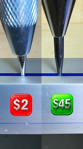 5.7M views · 23K reactions | Automatic center punch test - $2 vs $45 #automaticcenterpunch #workshoptips #tooltest ✅All Product links from my Reels → Featured Stories: AMAZON. ➡️Automatic center punch test: $2 vs $45. In my opinion the pricier one is clearly better - smooth adjustment and a flat top that protects your hand. ASMR tool test. If you want more videos like this, just let me know. | Turbo Tips | Facebook