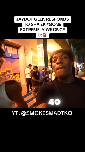 JAYDOT GEEK RESPONDS TO SHA EK WANTING TO BOX 😳 #smokesmadtko | Smokesmadtko